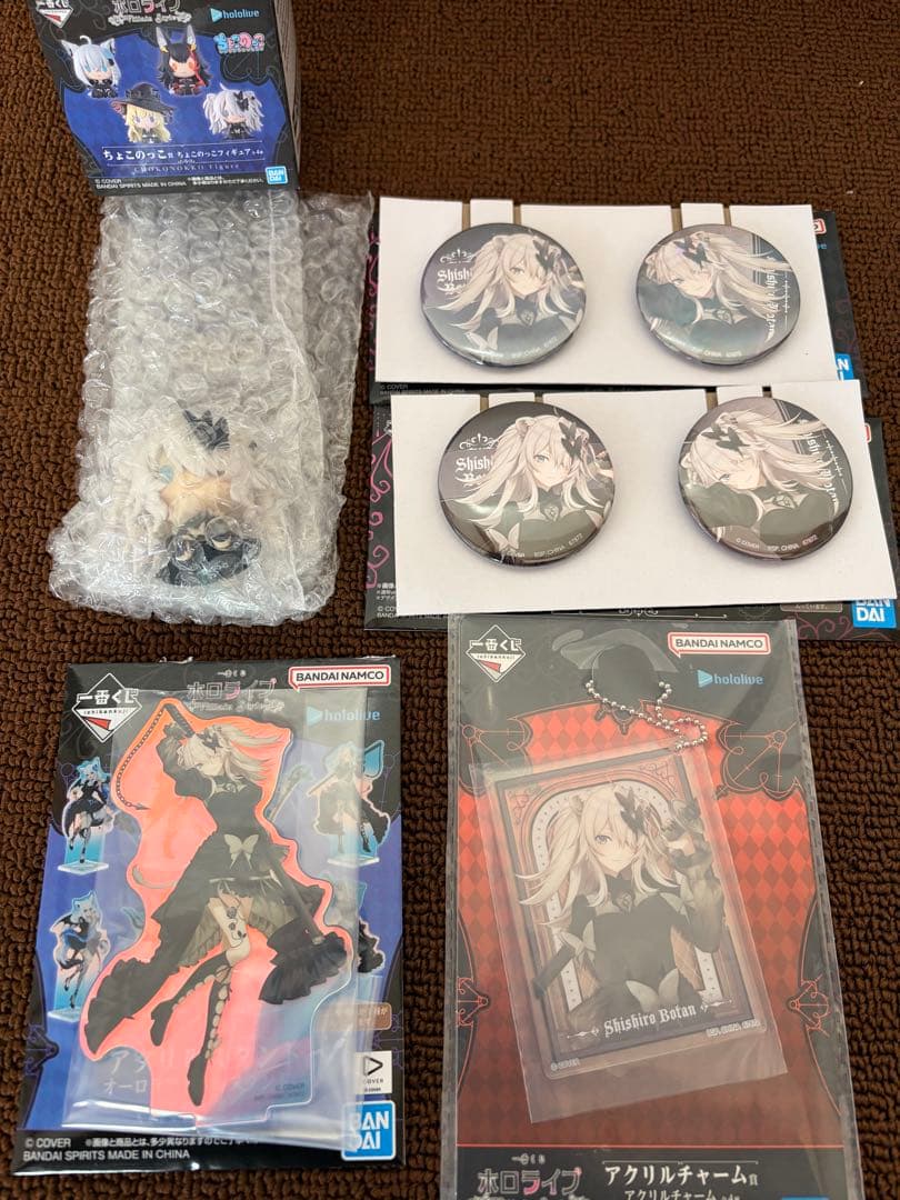 ホロライブ　1番くじ　獅白ぼたん　6点セット