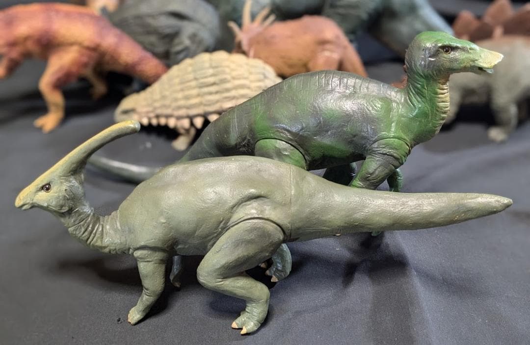 昭和レトロ恐竜（ツクダホビー）ソフビフィギュア11体セット