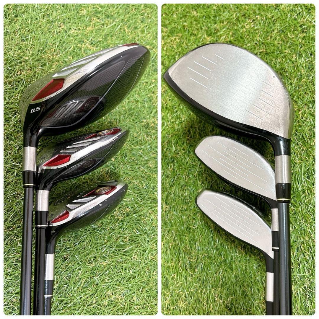 左利き　レフティ　テーラーメイド　バーナー　ゴルフ クラブセット メンズ 初心者