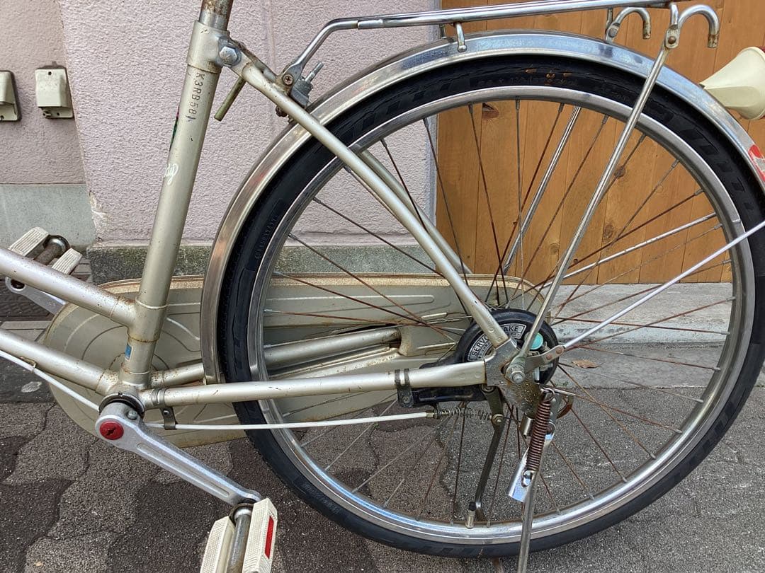 [昭和レトロ]National(ナショナル)24吋 ママチャリ 変速なし