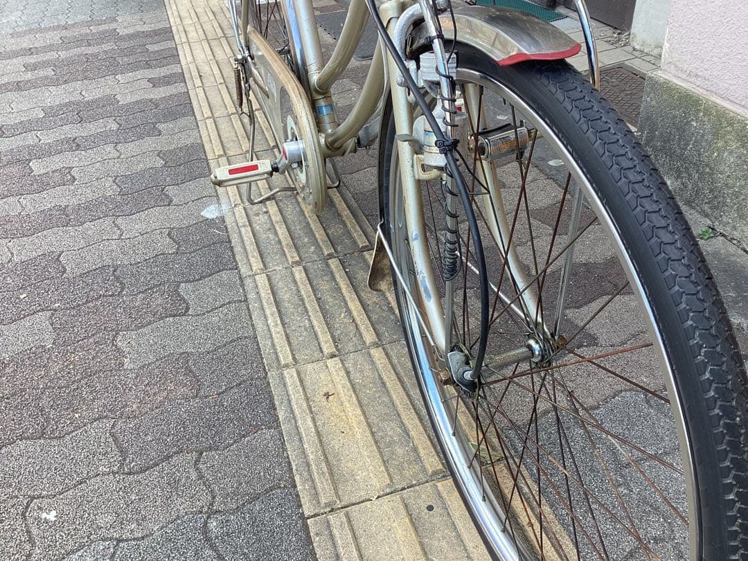 [昭和レトロ]National(ナショナル)24吋 ママチャリ 変速なし