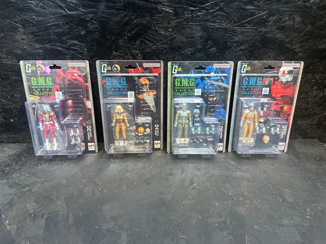 機動戦士ガンダム 彩色済み完成品可動フィギュア4体セット