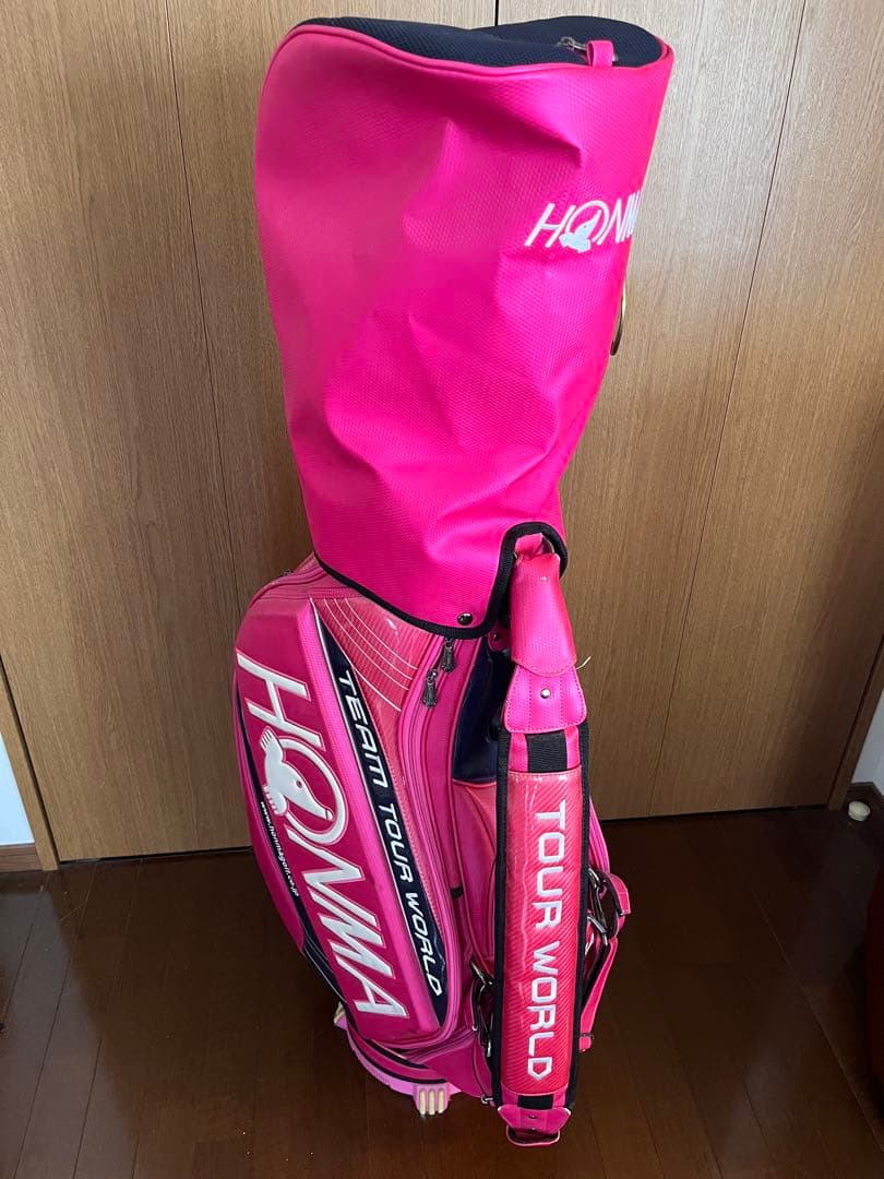 HONMA TEAM TOUR WORLD キャディバッグ ピンク
