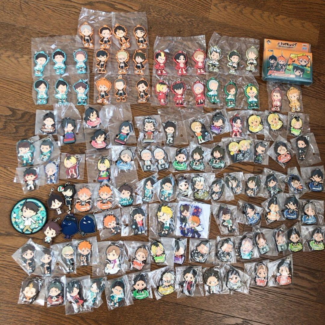 値下げ❤新品未開封★ハイキュー ラバーストラップ115コ　景品　一番くじラバスト