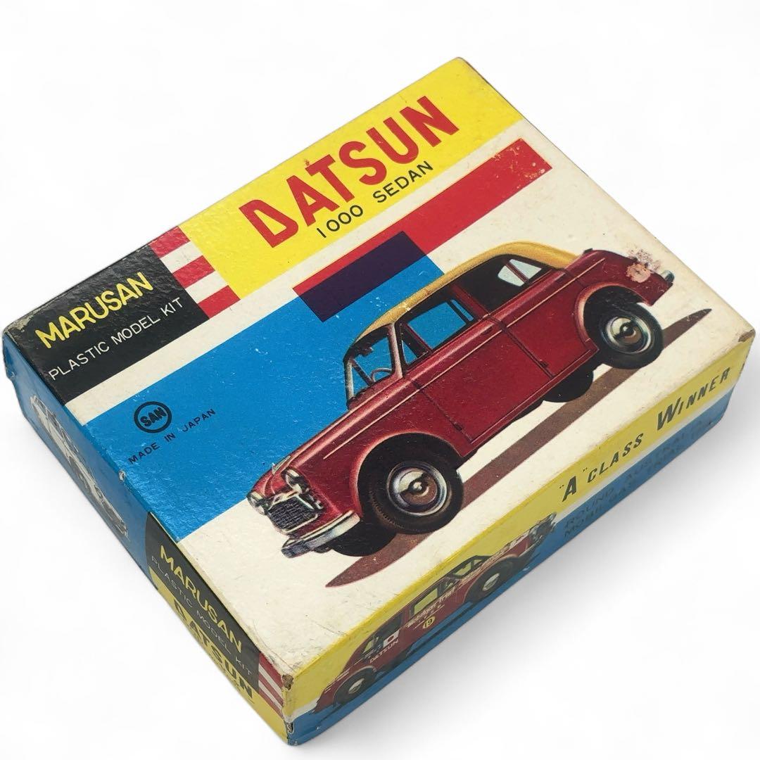 【激レア】当時物 マルサン ダットサン 1000 セダン プラモデル