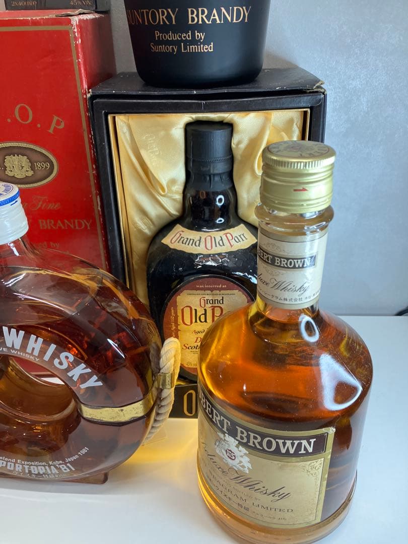 洋酒 ウイスキー ブランデー 未開封 まとめ売り セット サントリー