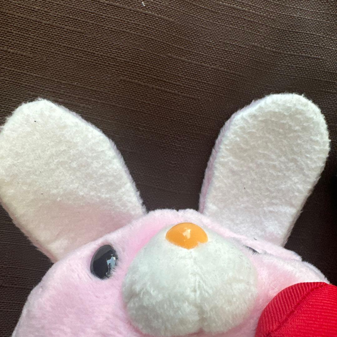 【希少】変身キティちゃん！うさぎ&牛ぬいぐるみ2点セット　被り物　着ぐるみキティ
