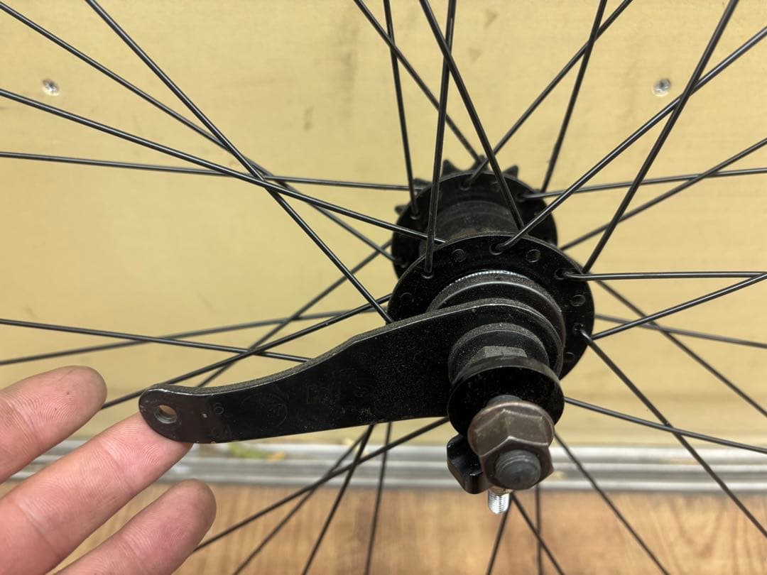 完組ピストホイール DTスイス Fリムブレーキ対応 Rコースターブレーキ14T