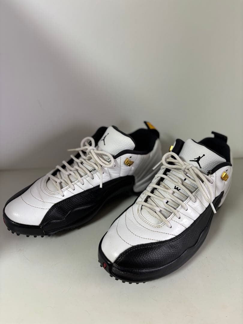美品　NIKE エアジョーダンゴルフ　AJ12 LOW 白黒