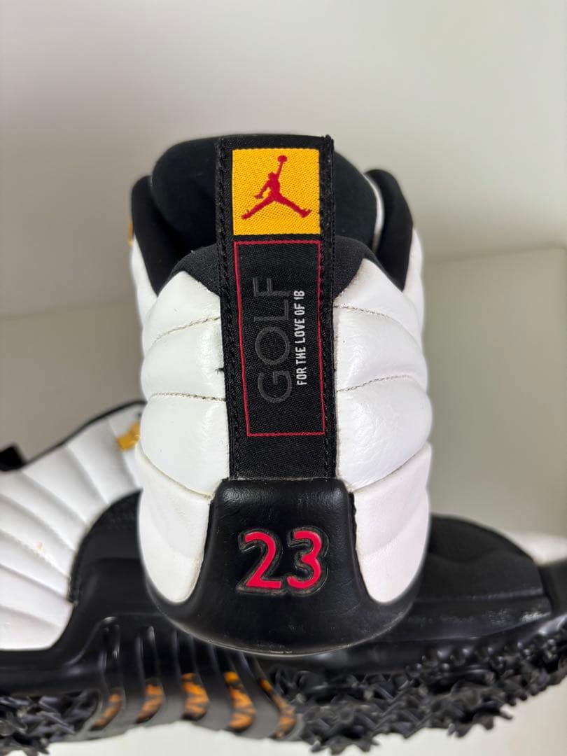 美品　NIKE エアジョーダンゴルフ　AJ12 LOW 白黒