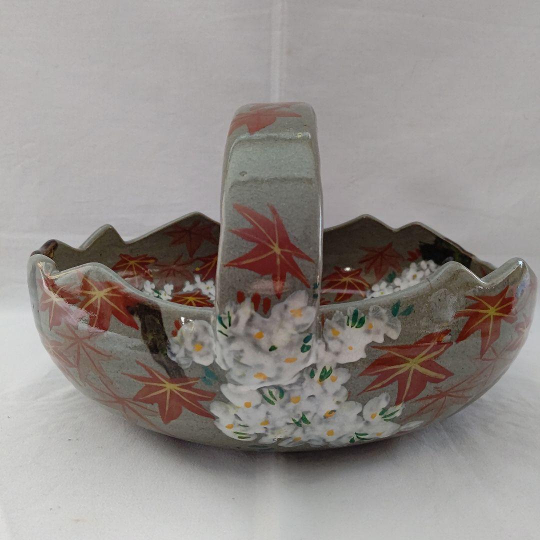 京焼  雲錦模様 手鉢 (お菓子器) 茶道具