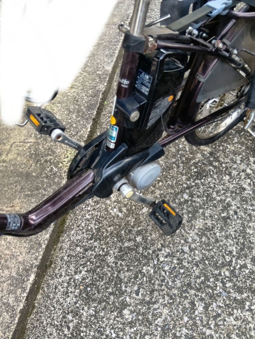 訳あり　電動アシスト自転車　パナソニック ギュットgutto3人乗り　こども２人