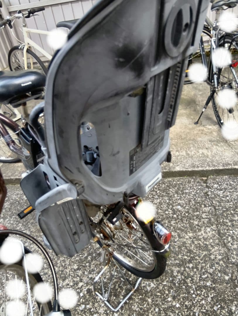 訳あり　電動アシスト自転車　パナソニック ギュットgutto3人乗り　こども２人
