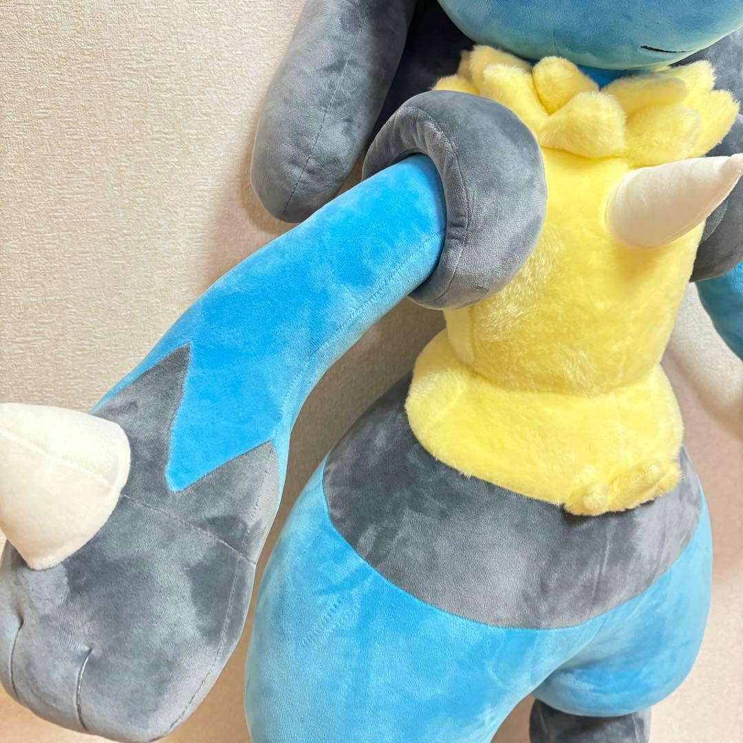 【美品】 ポケモン ルカリオ 等身大　ぬいぐるみ　タグ付