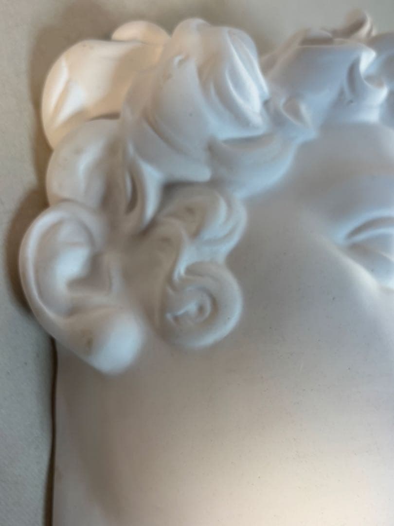 石膏像　メディチ　デッサン　半面像　美術　絵画　オブジェ　彫刻　アート