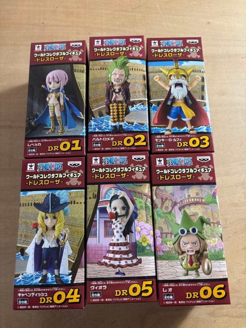 ワンピース ドレスローザ フィギュア 6体セット