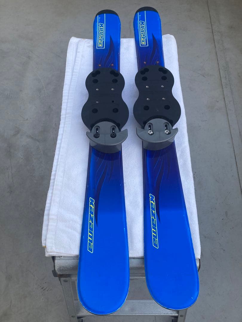 ショート(ファン)スキー　スノーボードブーツ用　KAZAMA 青