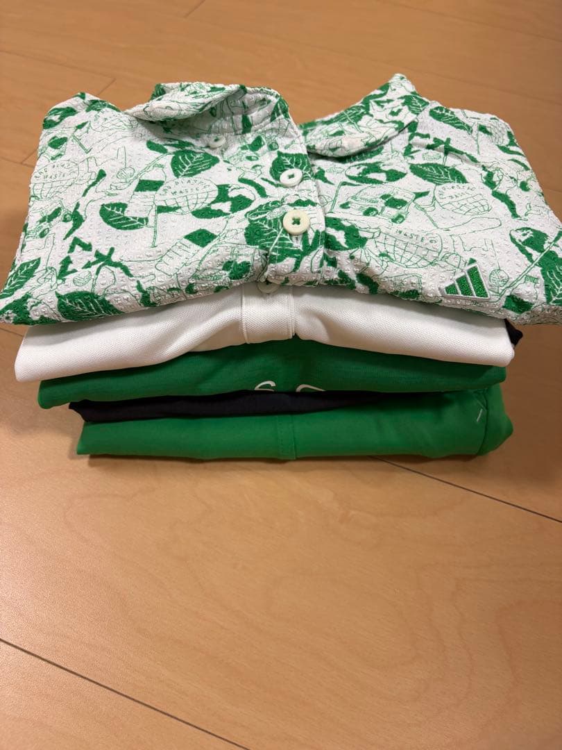 M*様 adidas ゴルフウェアセット ポロシャツ3枚 スカート2枚