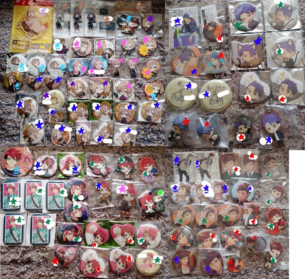 A3! グッズ 缶バッジ ラバスト アクキー等