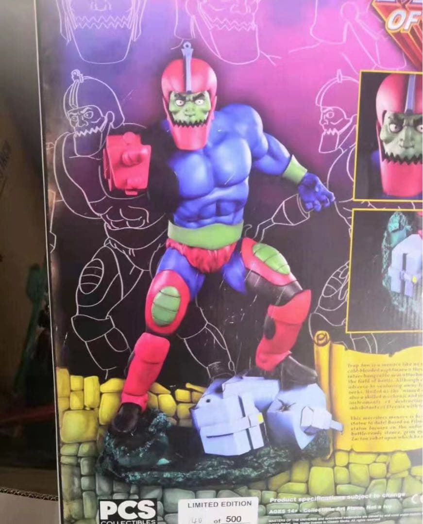 マスターズ&オブ・ザ・ユニバースPCSTrap Jaw スタチュー フィギュア