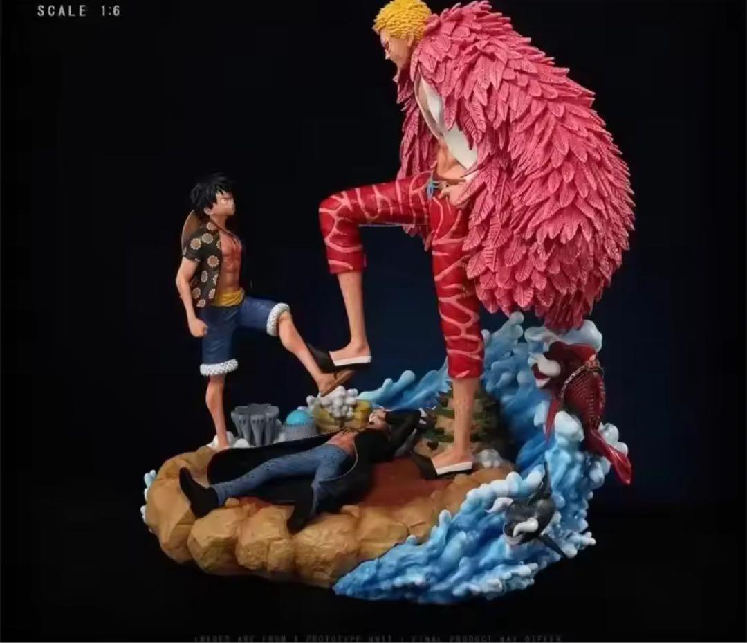 ワンピース　トラファルガーロー　ドフラミンゴ ルフィ　フィギュア