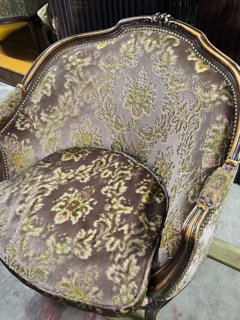 N2271 ドマーニ ルイXV 1人掛けソファ シングルソファ