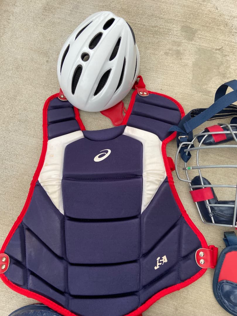 アシックス　ソフト用キャッチー防具一式