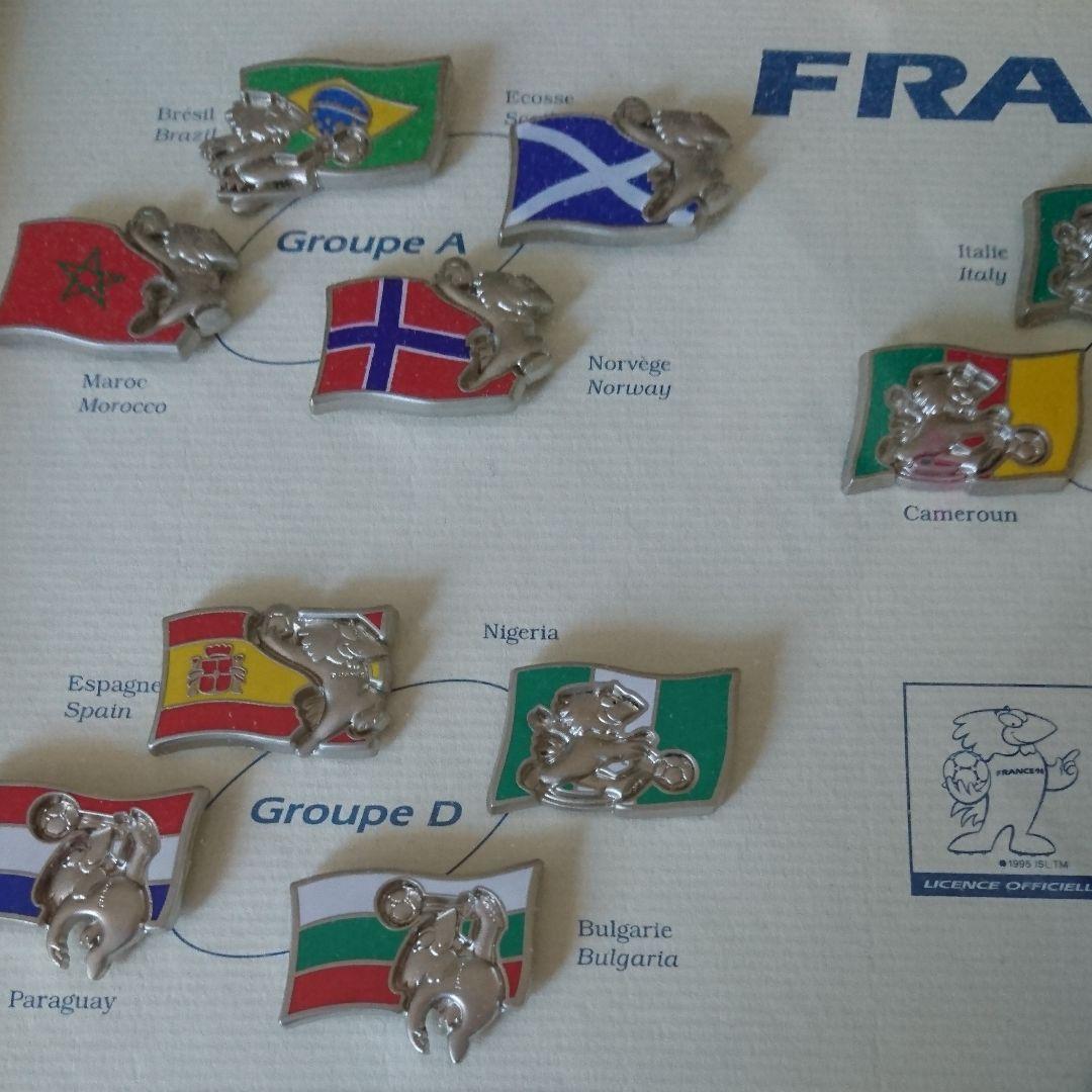 値下げレア☆ワールドカップ'98ピンバッチ