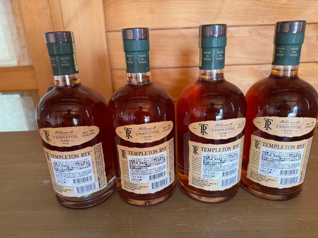 4本セット【入手困難Templeton Rye Barrel Strength