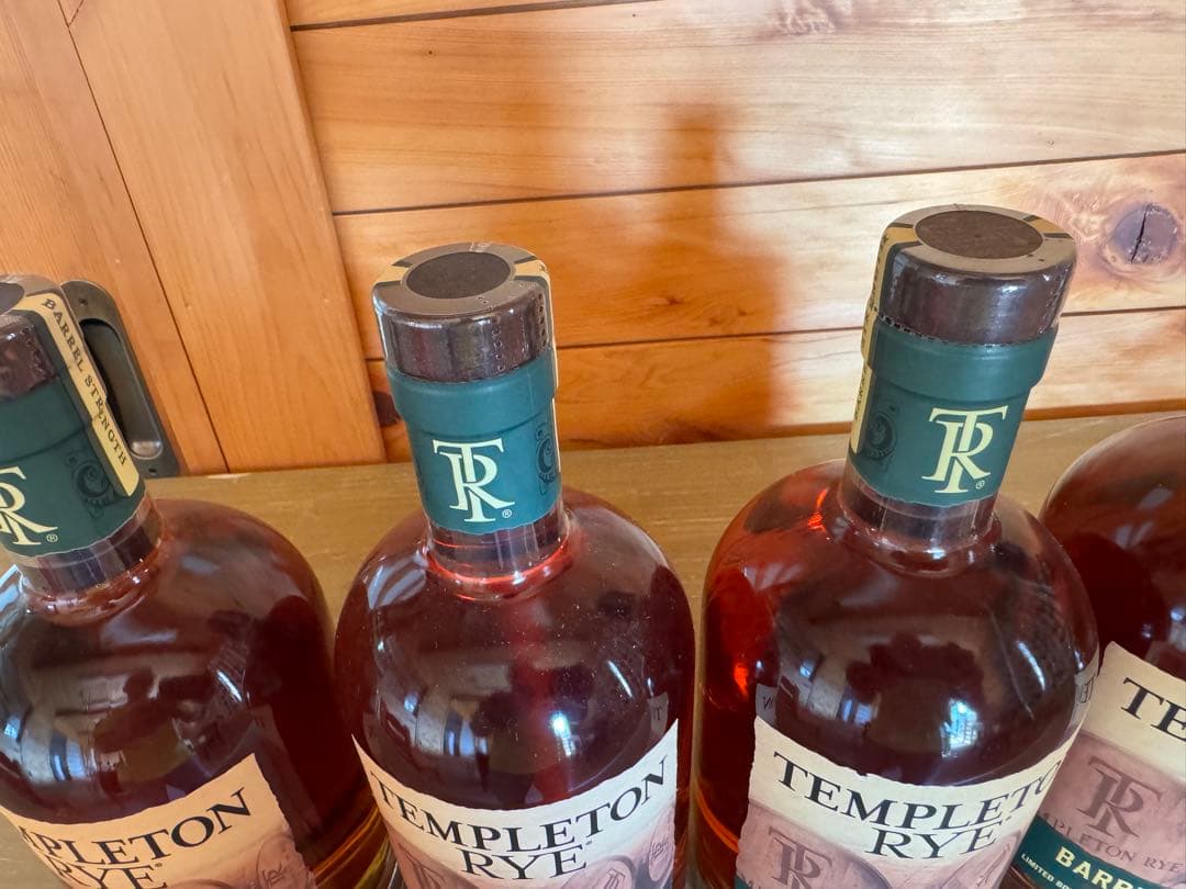 4本セット【入手困難Templeton Rye Barrel Strength
