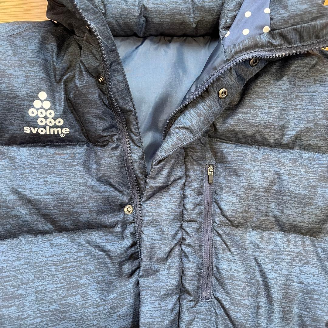 svolme ベンチコート ロング M ダークブルー