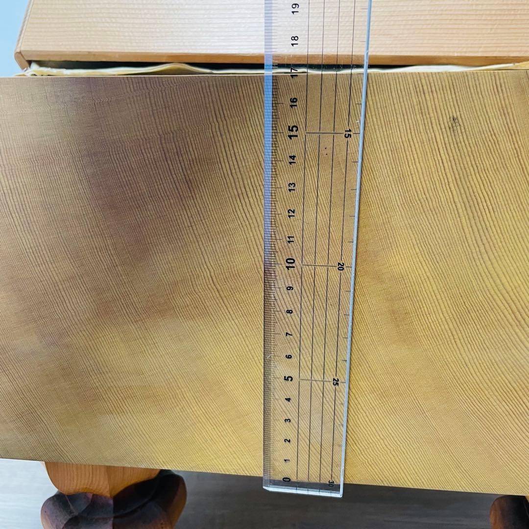 ★美品★ 囲碁 碁盤 天柾 柾目 ヘソ 脚付き 桐製盤覆い