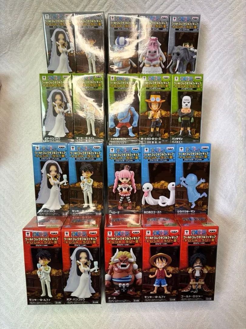 ワンピース ワールドコレクタブルフィギュア トレジャーラリー14種×5セット売り