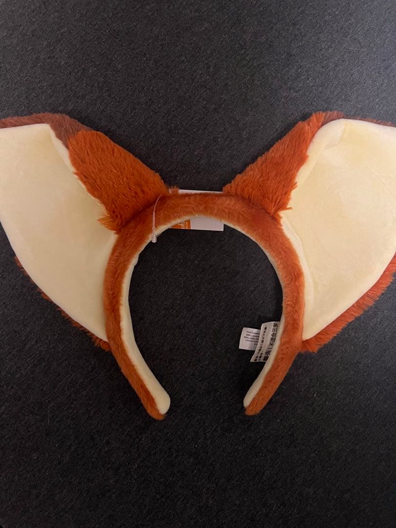 新品タグ付　ズートピア　カチューシャ　香港ディズニー　ニック　ジュディ