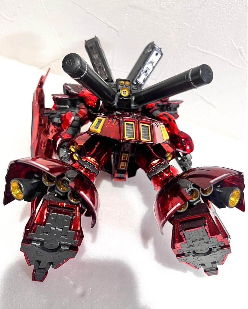 RG 1/144 サザビー メカニカルコアメッキ 完成品　水転写デカール付き