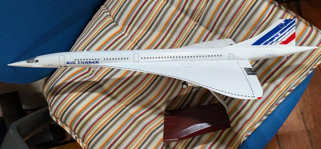 稀少 コンコルド～★エールフランス 1/125 大型モデル