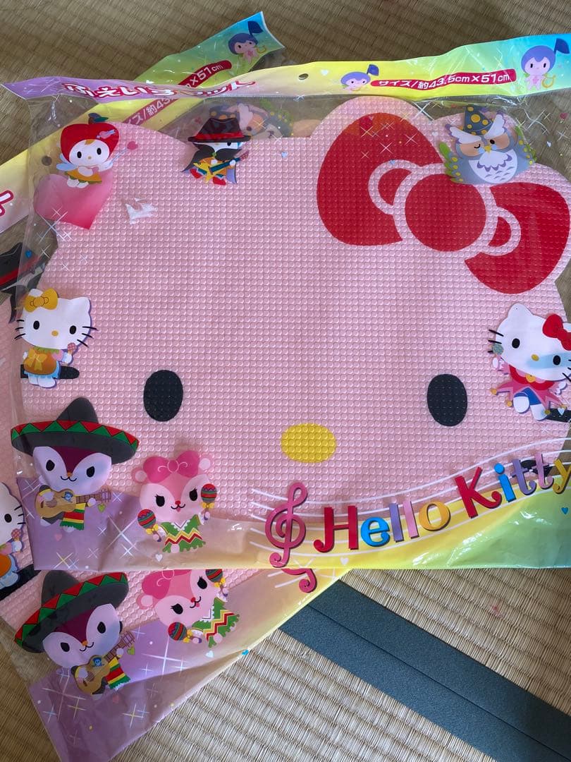 ハローキティ　レアアイテム　豹柄　バスマット　クッション　計6点