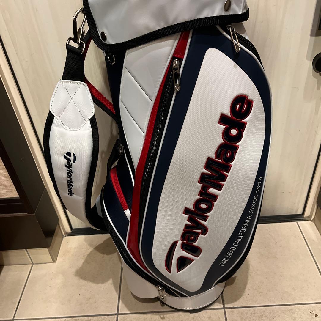 TaylorMade キャディバッグ ホワイト/ネイビー/レッド