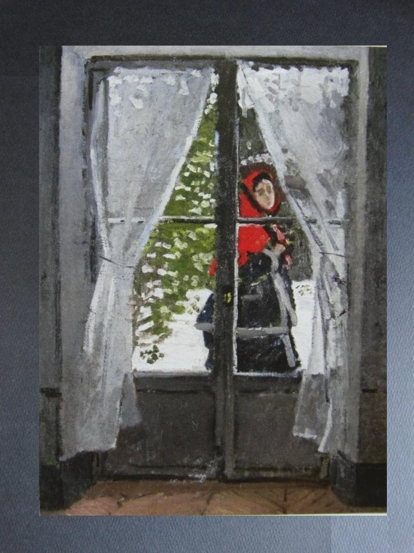 クロード・モネ、「The Red Hod-Madame Monet」、厳選