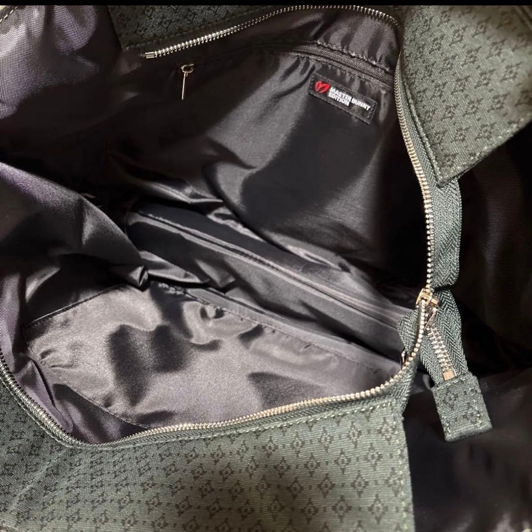 マスターバニー　トートバッグ ダイヤ柄・ジャガードロッカーバック　トート★緑