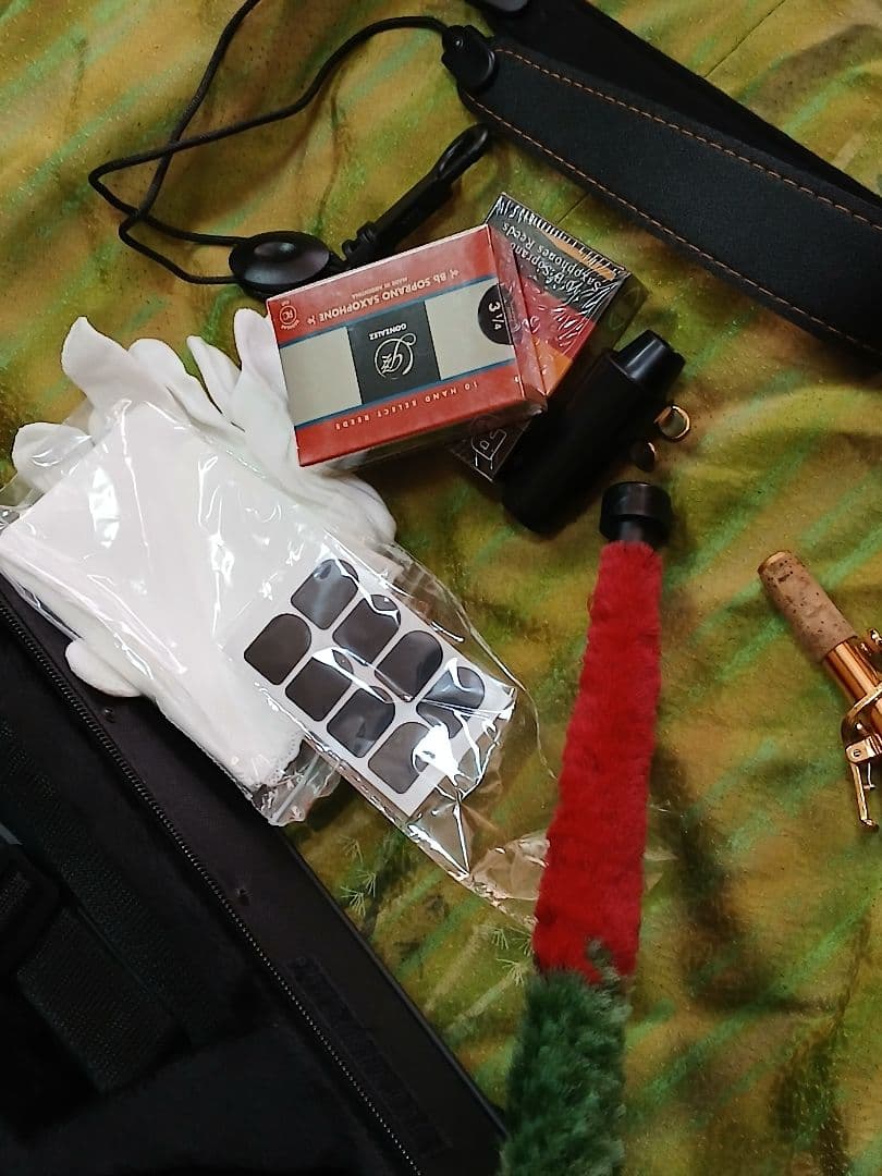 ソプラノサックス　ノーブランド良品　演奏確認済み！カーブドソプラノ