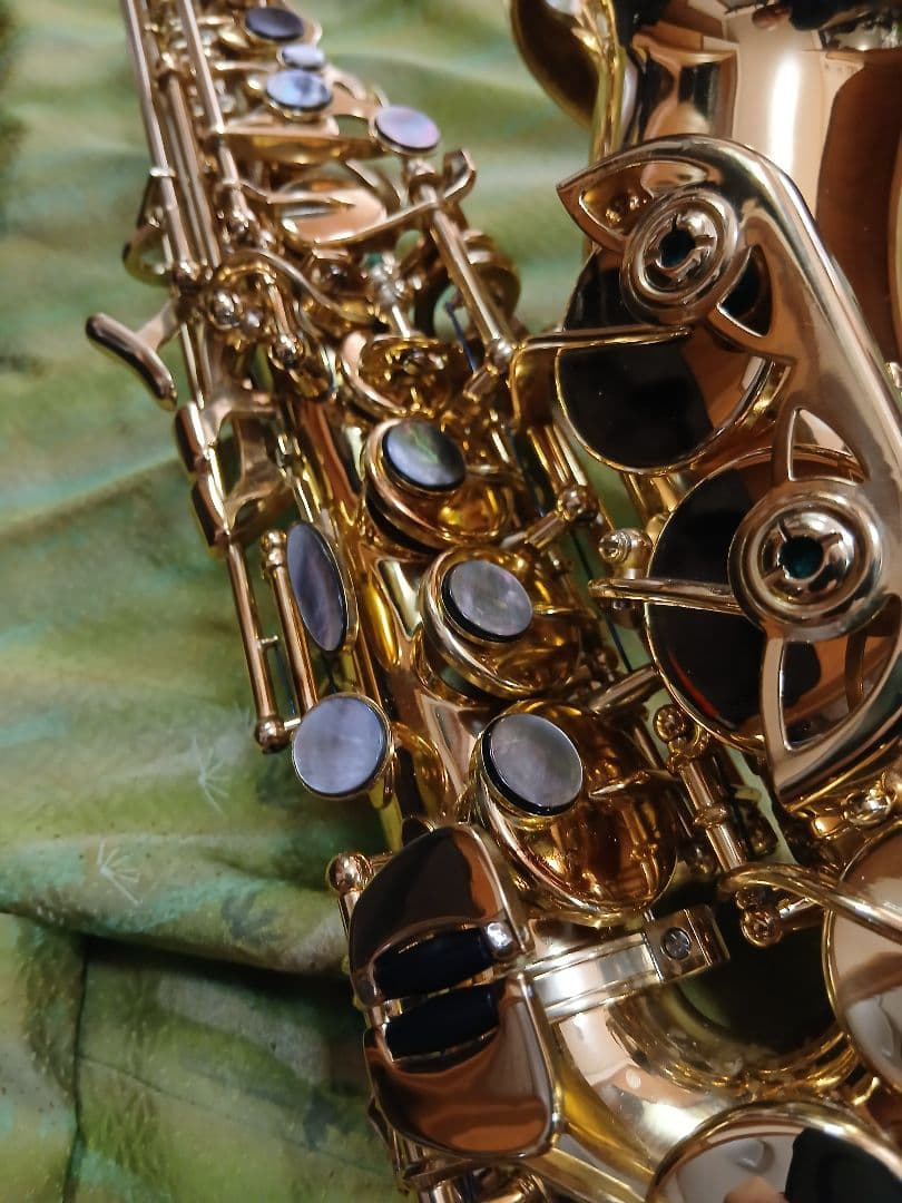 ソプラノサックス　ノーブランド良品　演奏確認済み！カーブドソプラノ