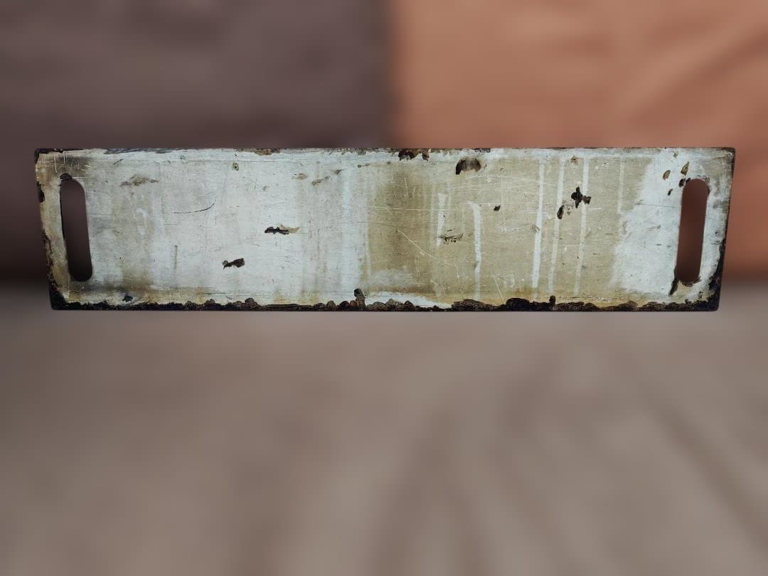 行先板サボ　上野山形経由ー秋田 急行おが 　国鉄東北本線キハ28キハ58方向幕