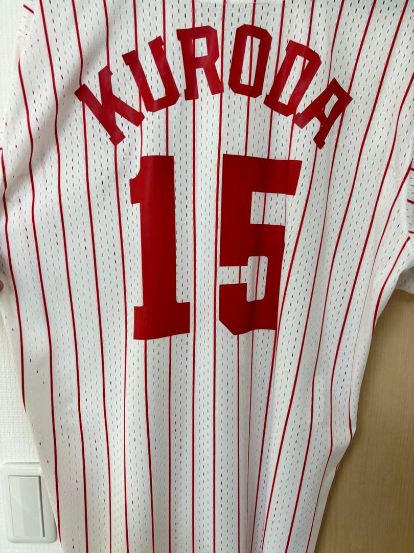 広島東洋カープ　黒田博樹選手　ホームユニフォーム　Lサイズ　永久欠番
