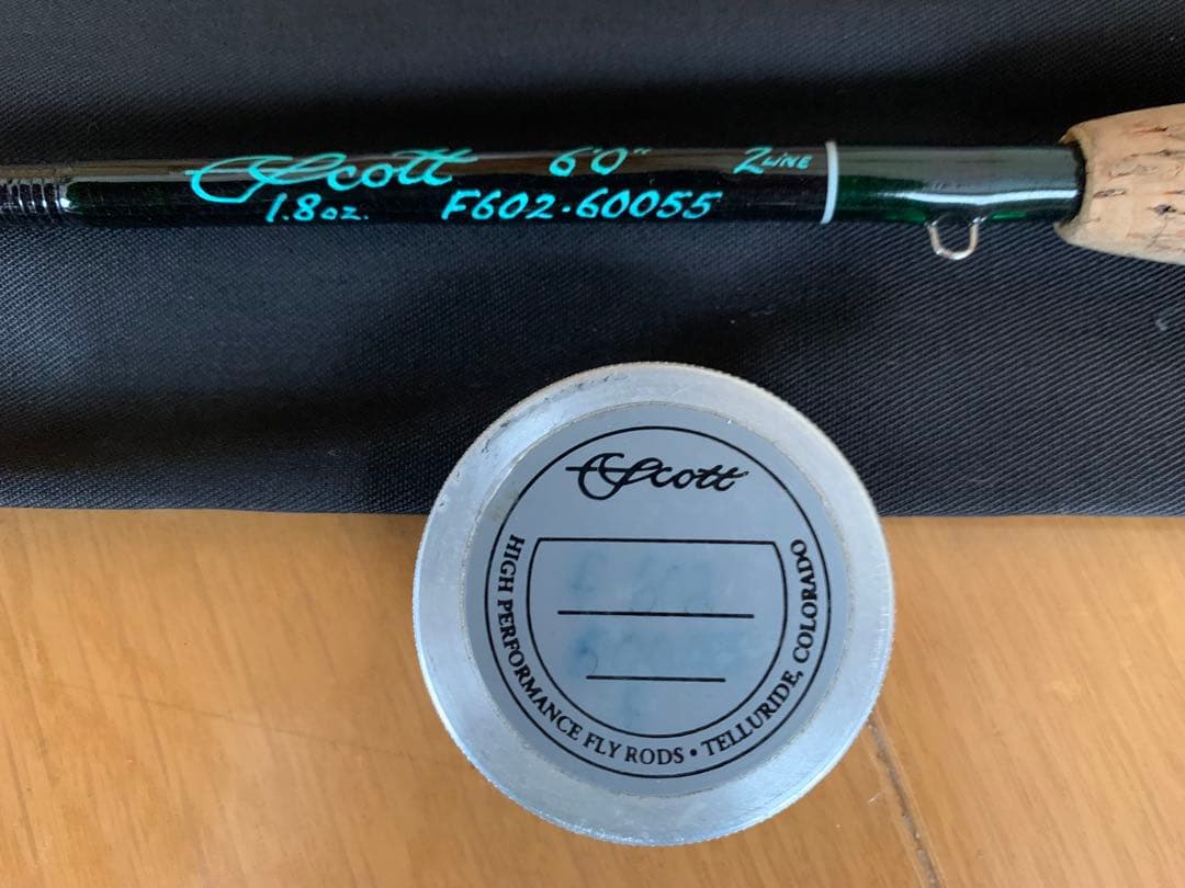 神山さん専用Scott 貴重2ピースフライグラスロッドF602-60055