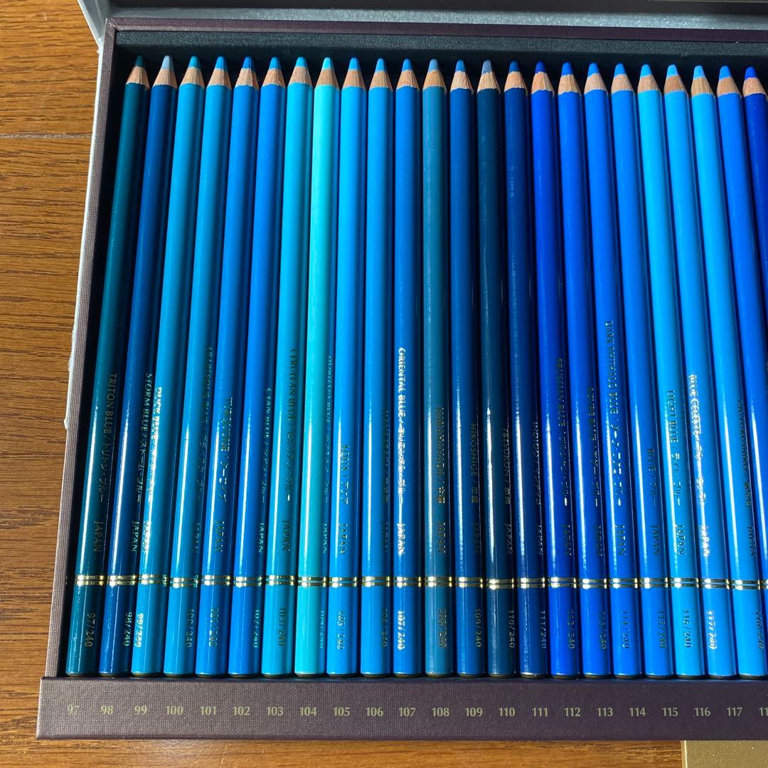 三菱鉛筆ユニカラー240色セットリミテッドエディション限定生産品　50周年記念