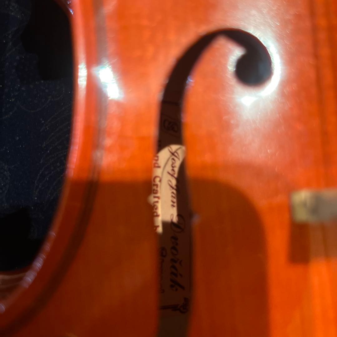 チェコ製 J.J.ドボルザーク バイオリン 4/4 弓、新品ケース付　美品