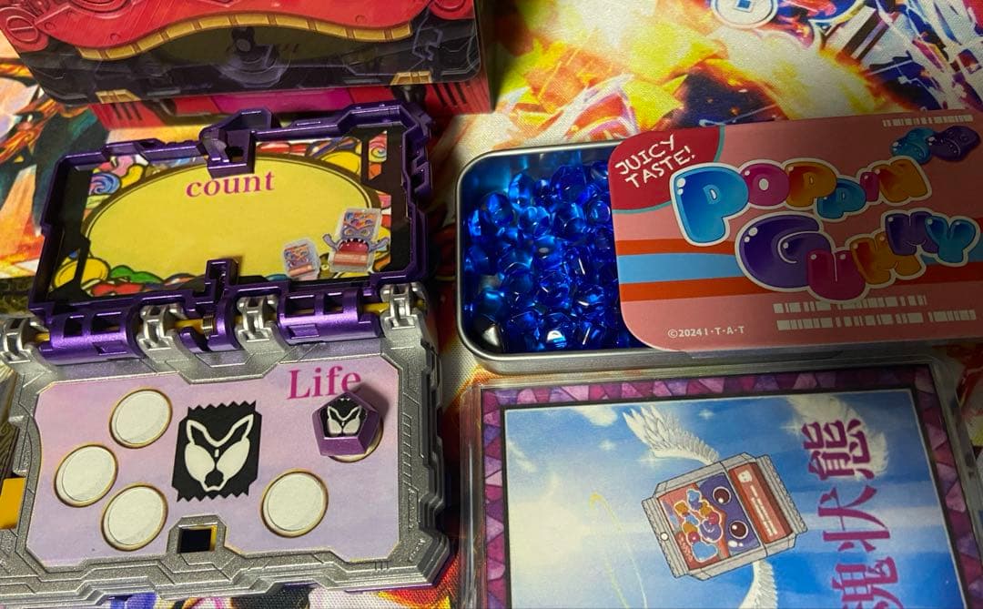 バトスピ　仮面ライダーガヴ　デッキパーツ自作ライフカウンターソウルコアおかしな絆