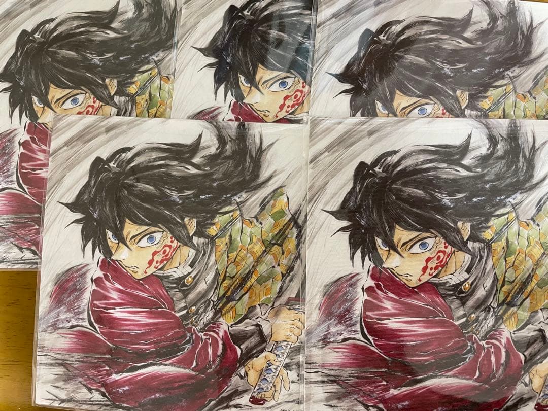 5枚 劇場版 鬼滅の刃 入場者特典 誕生日記念ビジュアルボード　冨岡義勇