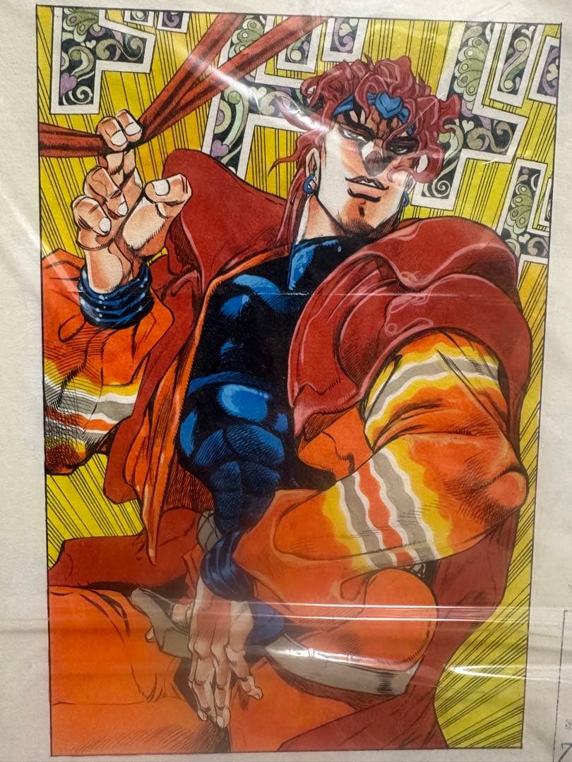 高級複製原画　DIOディオ　ジョジョの奇妙な冒険　荒木飛呂彦原画展　冒険の波紋